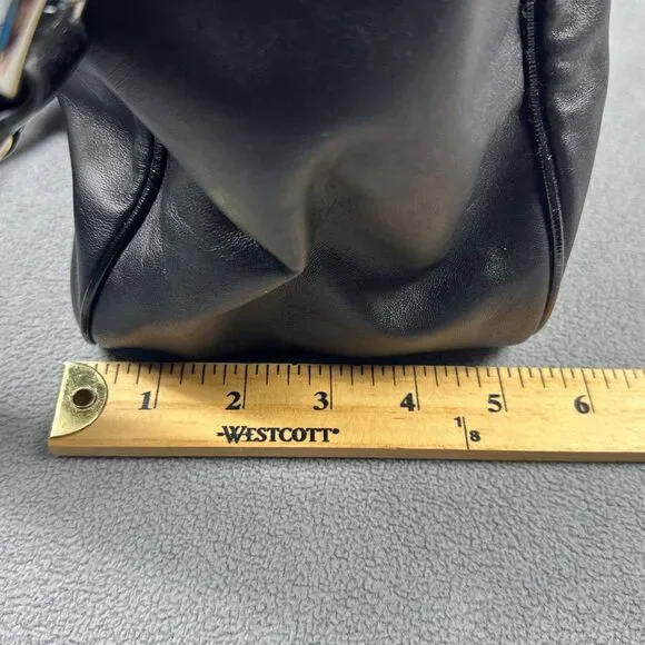 Coach Addison Tote Black Leather Diaper Bag Satchel Shoulder Crossbody F18374 - Picture 8 of 15